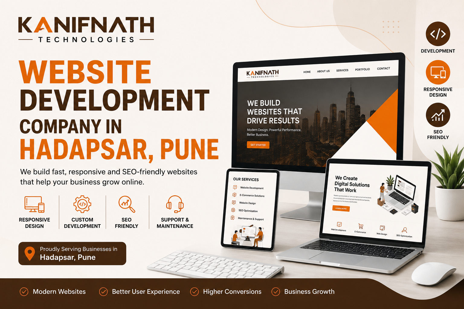 Website Development Company in Hadapsar, Pune | Kanifnath Technologies