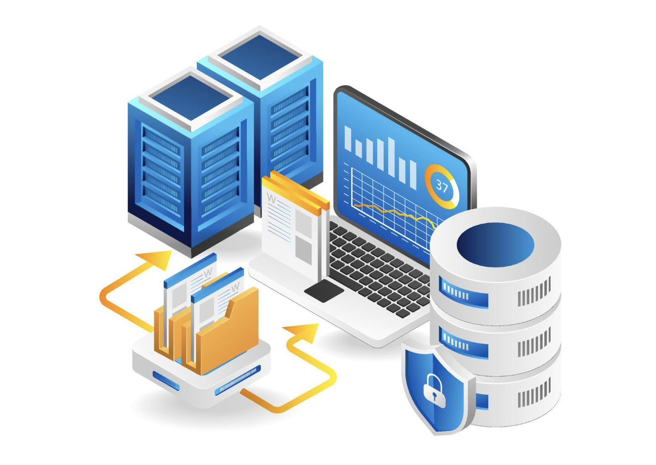 Secure Server Infrastructure and Cloud Network